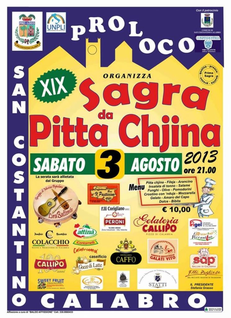 XIX edizione della Sagra da Pitta Chjina